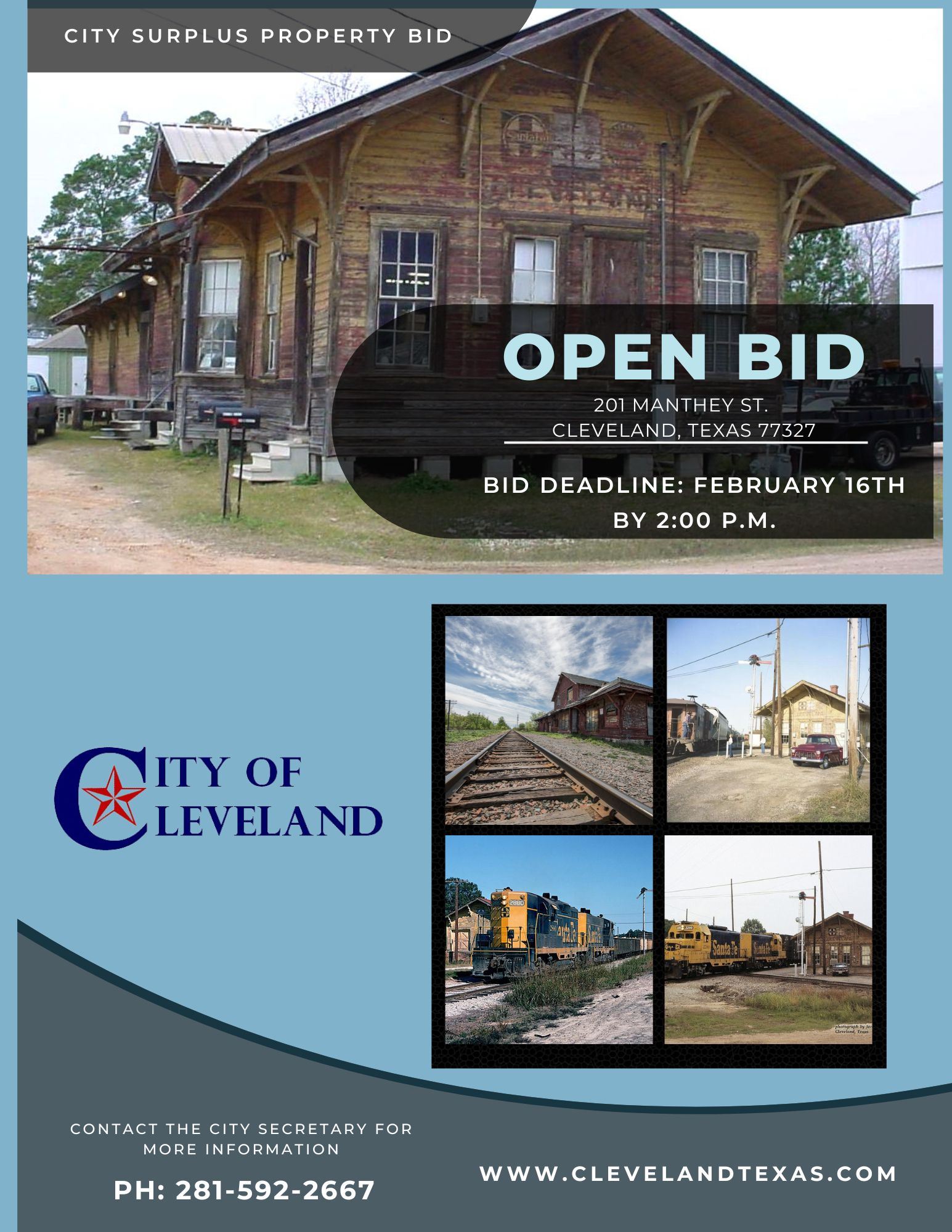 city surplus property bid (F)