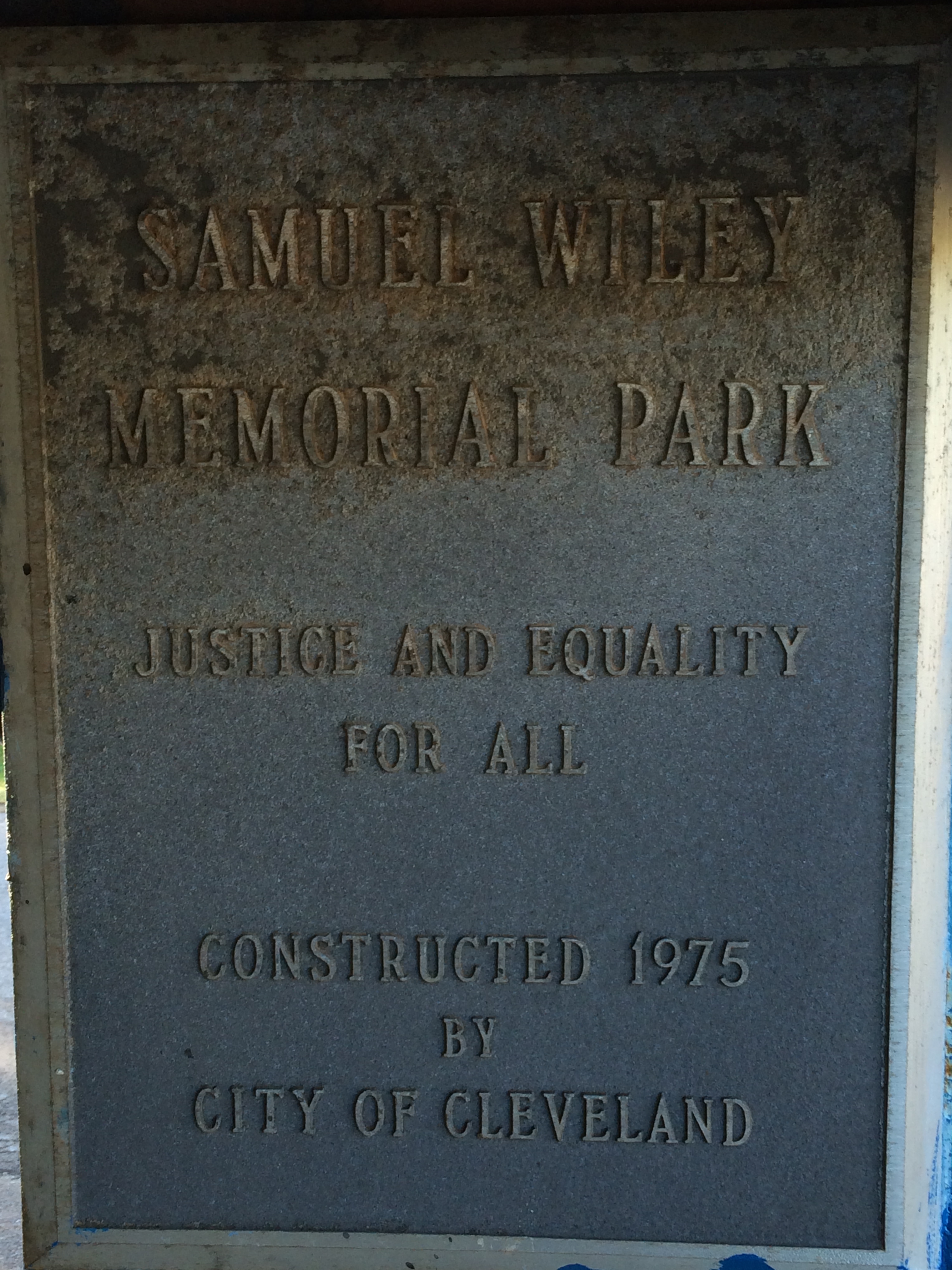 Samuel Wiley Plaque