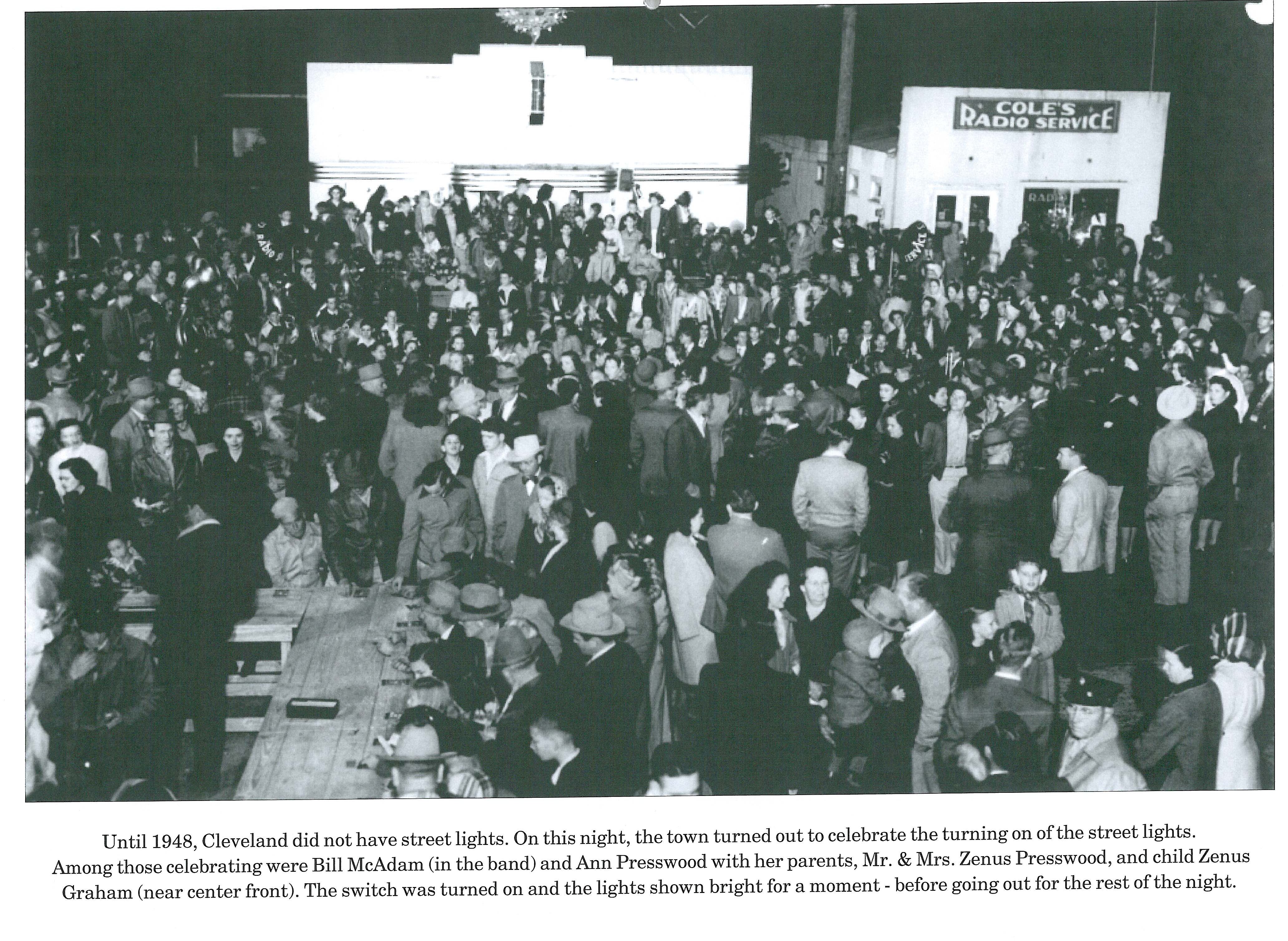 First Street Lights - 1948