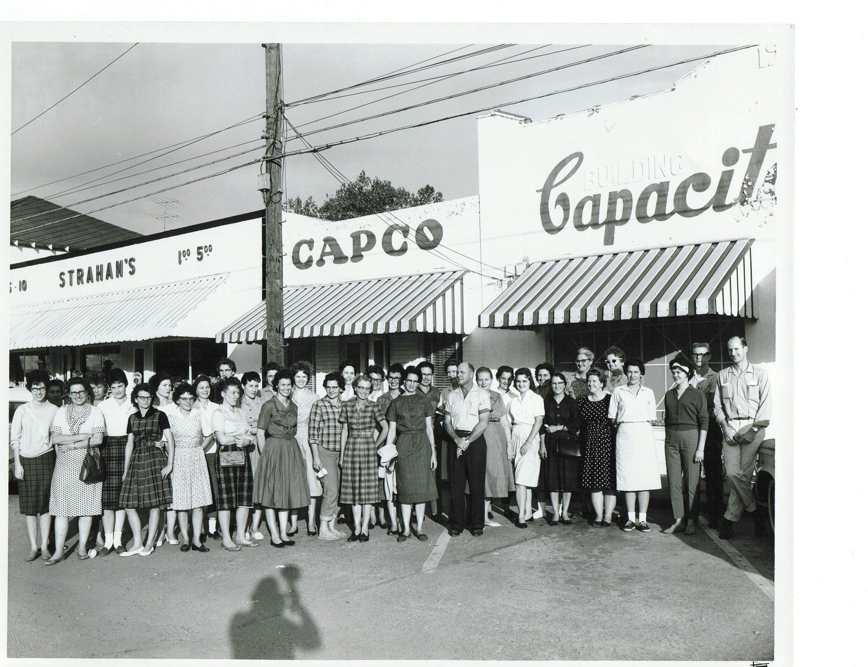 People in front of Strahan's