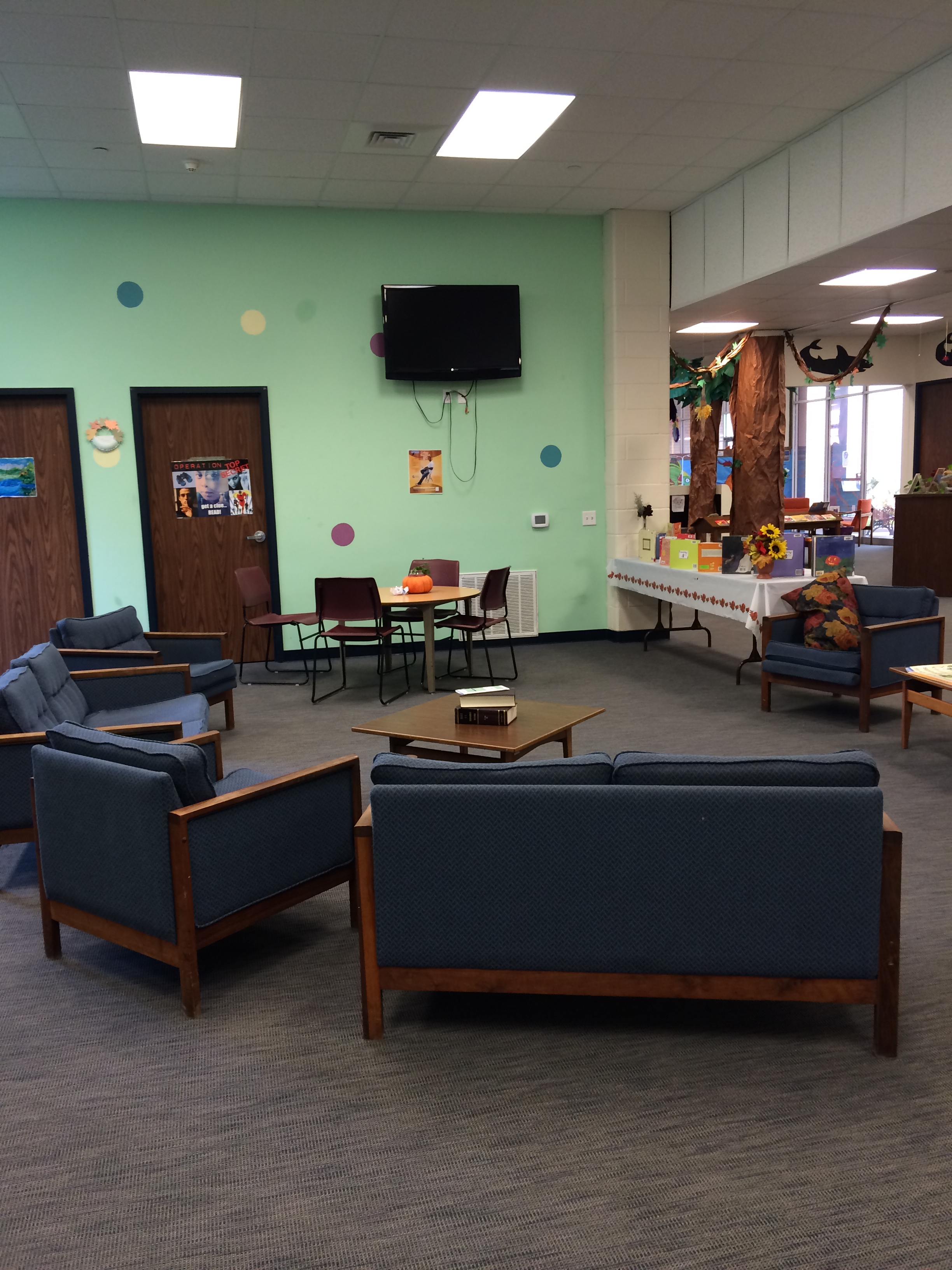 Chairs Inside the Library