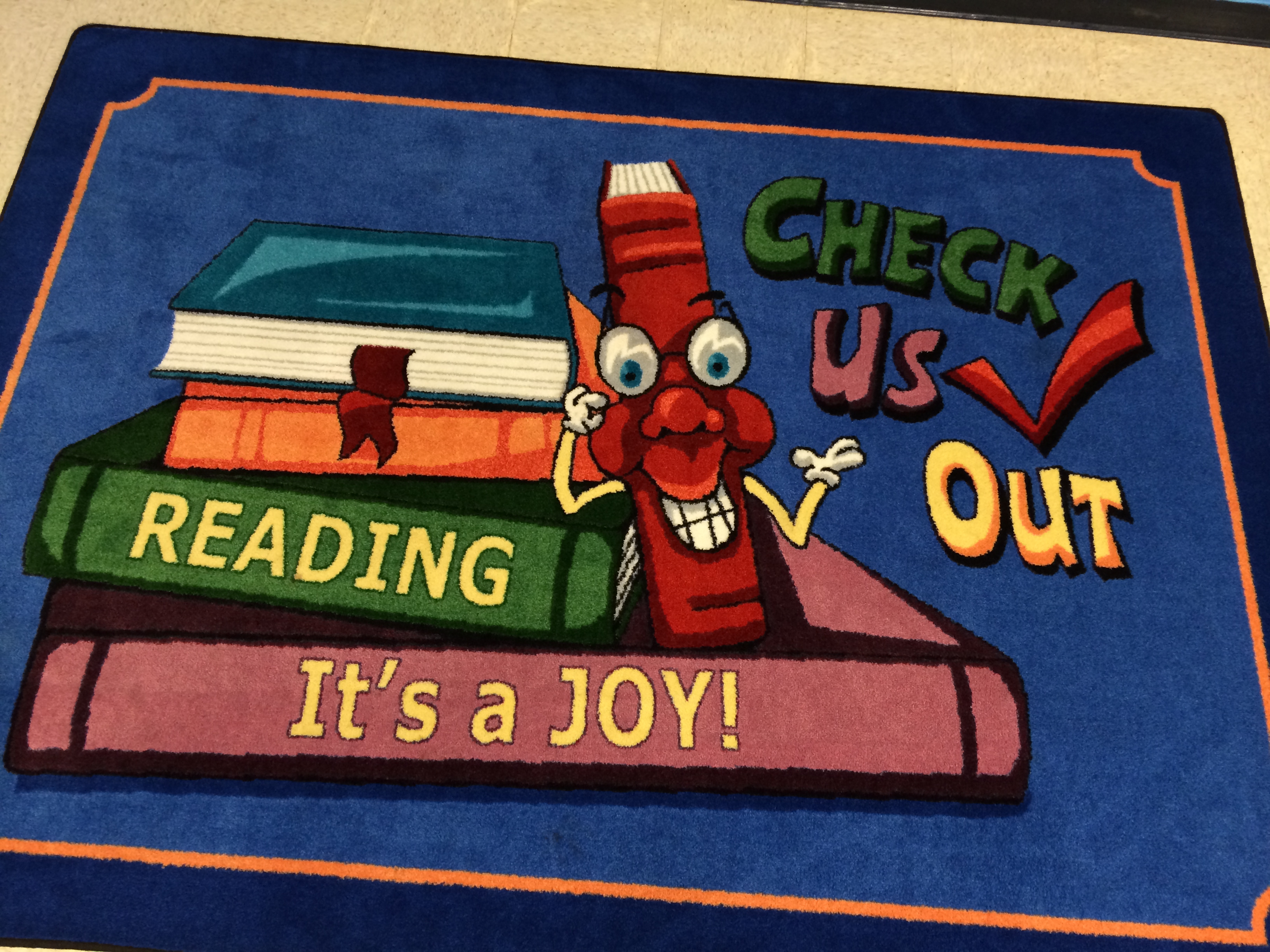 Reading It's a Joy Floormat