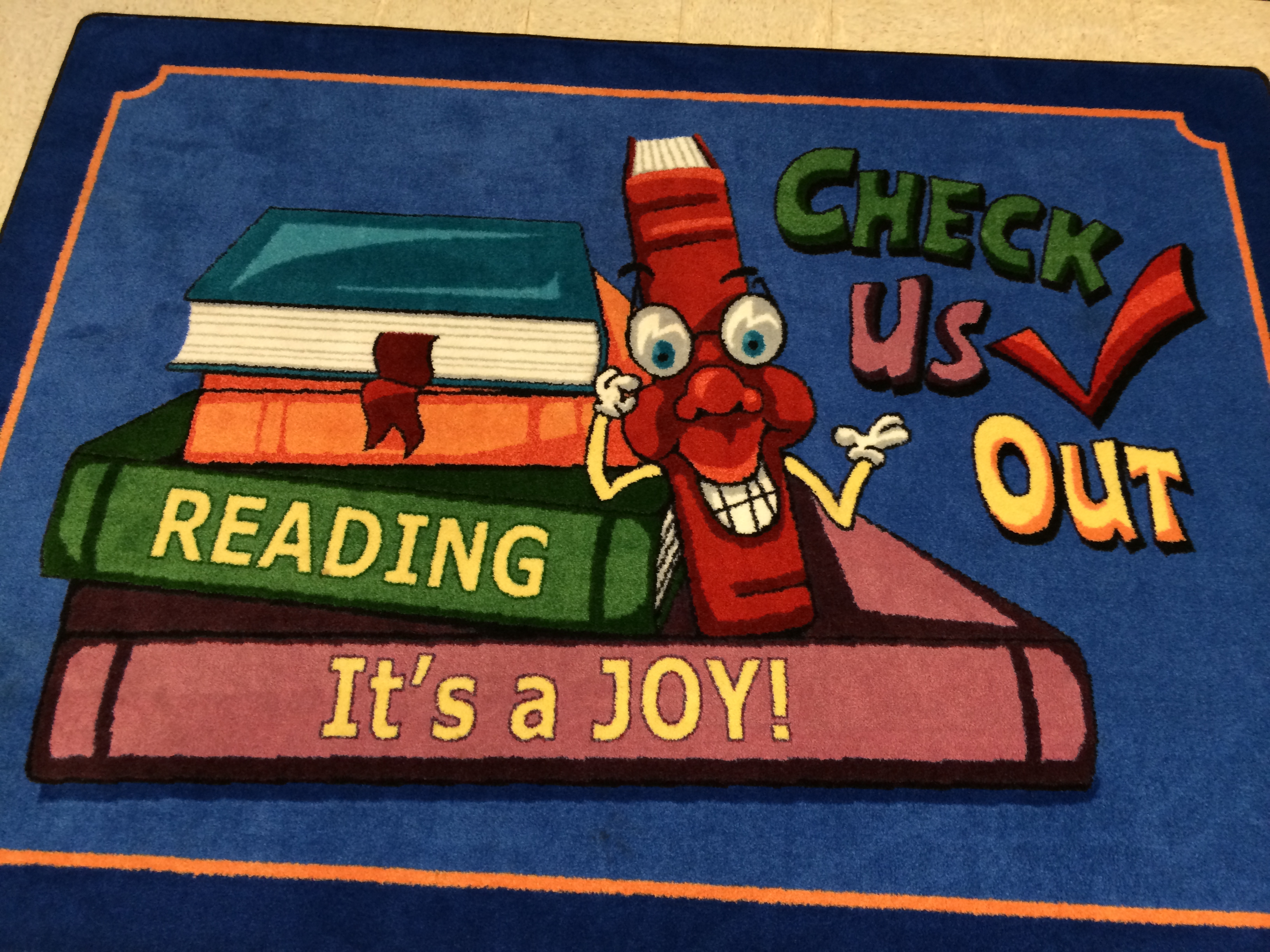 Reading It's a Joy Floormat